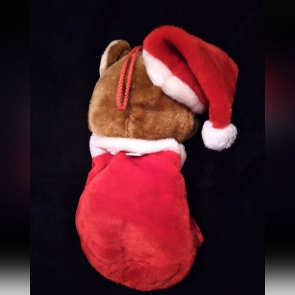 Adorable Plush Teddy Bear Christmas Stocking Reversible from Stocking to Teddy - Picture 2 of 4
